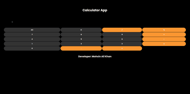 Calculator Web Application