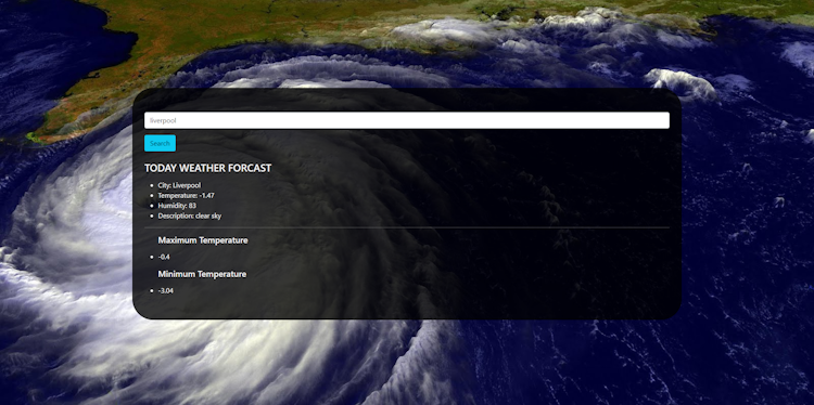 Weather Web Application